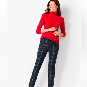 ❤️NWT TALBOTS PLAID HAMPSHIRE ANKLE PANTS - 10P